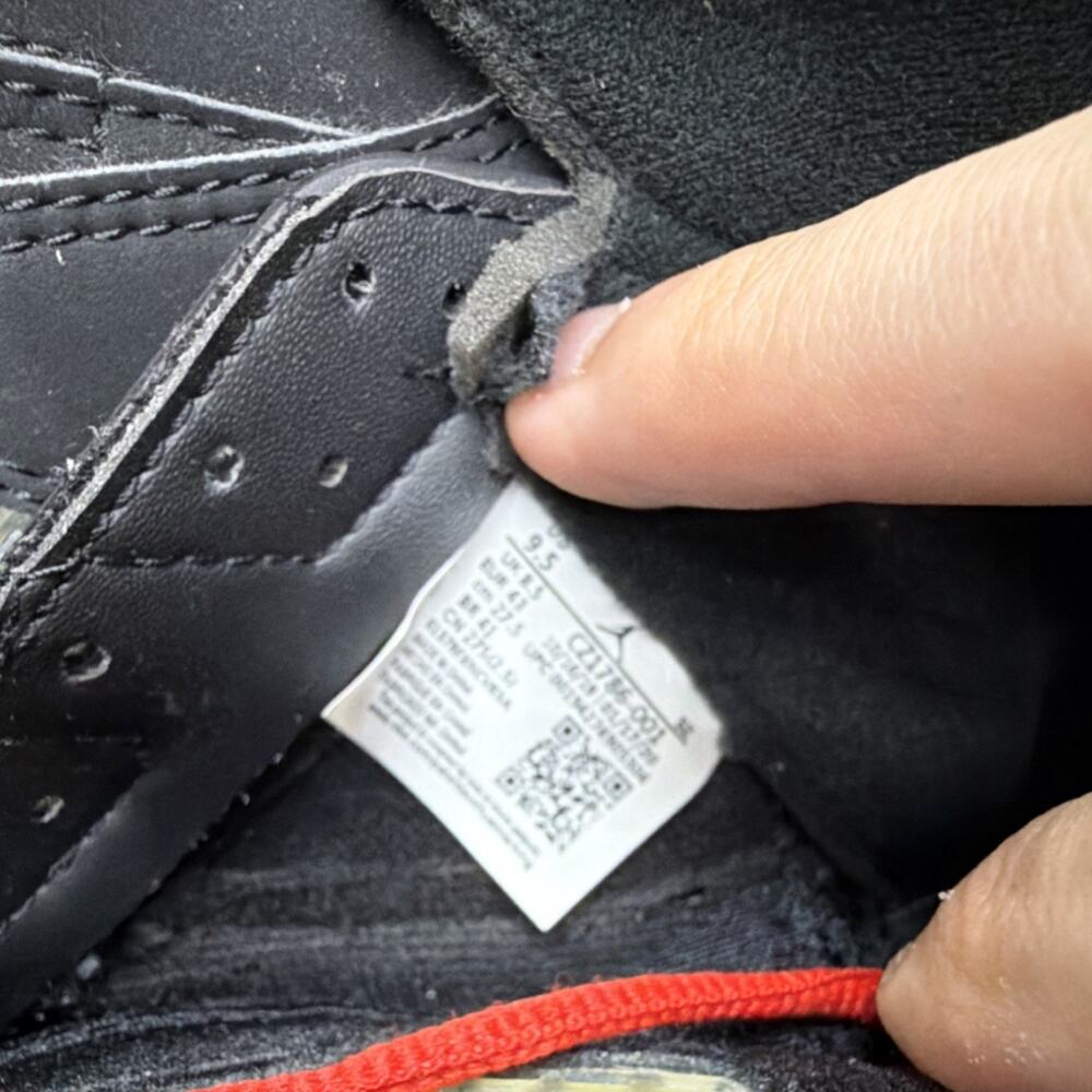 Jordan Air Jordan 5 Top 3 Black Red Men's Athletic Sneakers CZ1786-001 2020 - Picture 6 of 6